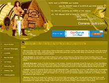 Tablet Screenshot of conans-pub.com